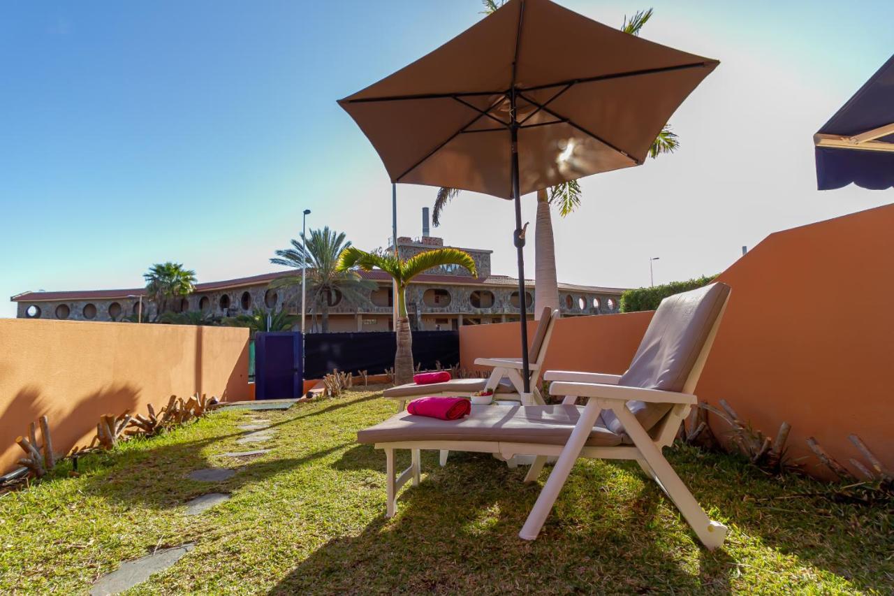 הוילה Duplex Meloneras With Free Wifi And Private Garden מראה חיצוני תמונה